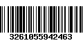 Código de Barras 3261055942463