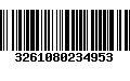 Código de Barras 3261080234953