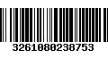 Código de Barras 3261080238753