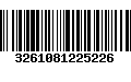 Código de Barras 3261081225226