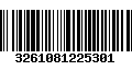 Código de Barras 3261081225301