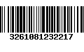 Código de Barras 3261081232217