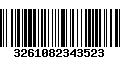 Código de Barras 3261082343523