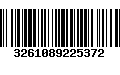 Código de Barras 3261089225372