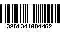 Código de Barras 3261341004462