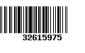 Código de Barras 32615975