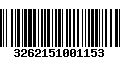 Código de Barras 3262151001153