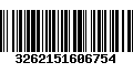 Código de Barras 3262151606754