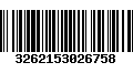 Código de Barras 3262153026758