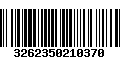 Código de Barras 3262350210370