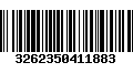 Código de Barras 3262350411883