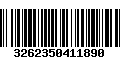 Código de Barras 3262350411890