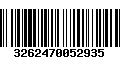 Código de Barras 3262470052935