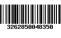 Código de Barras 3262850048350