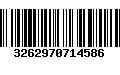 Código de Barras 3262970714586