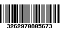 Código de Barras 3262970805673