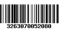 Código de Barras 3263070052080