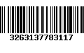 Código de Barras 3263137783117