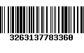 Código de Barras 3263137783360