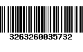 Código de Barras 3263260035732