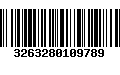 Código de Barras 3263280109789