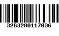 Código de Barras 3263280117036