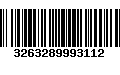 Código de Barras 3263289993112