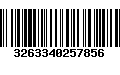 Código de Barras 3263340257856