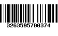 Código de Barras 3263595700374