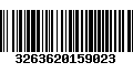 Código de Barras 3263620159023