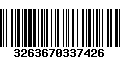 Código de Barras 3263670337426