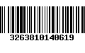 Código de Barras 3263810140619