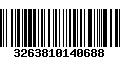 Código de Barras 3263810140688