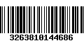 Código de Barras 3263810144686