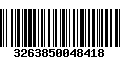 Código de Barras 3263850048418