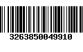 Código de Barras 3263850049910