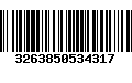 Código de Barras 3263850534317