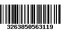 Código de Barras 3263850563119