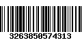 Código de Barras 3263850574313