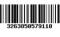 Código de Barras 3263850579110