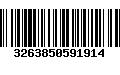 Código de Barras 3263850591914