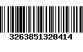 Código de Barras 3263851320414