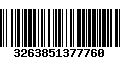 Código de Barras 3263851377760