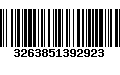 Código de Barras 3263851392923