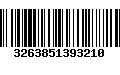 Código de Barras 3263851393210