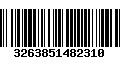 Código de Barras 3263851482310