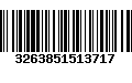 Código de Barras 3263851513717