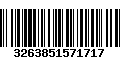 Código de Barras 3263851571717