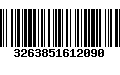 Código de Barras 3263851612090