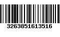 Código de Barras 3263851613516